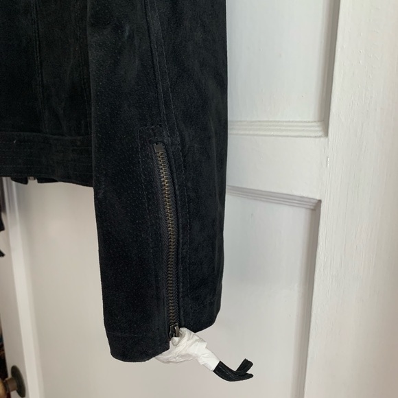 Black suede jacket - Picture 2 of 5